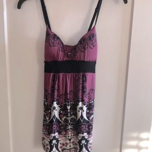Beautiful purple spaghetti strap tank